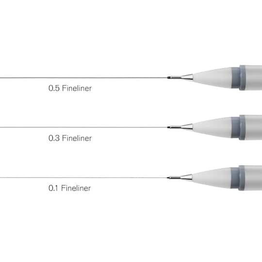Winsor & Newton™ 3 Piece Cool Grey Fineliner Set
